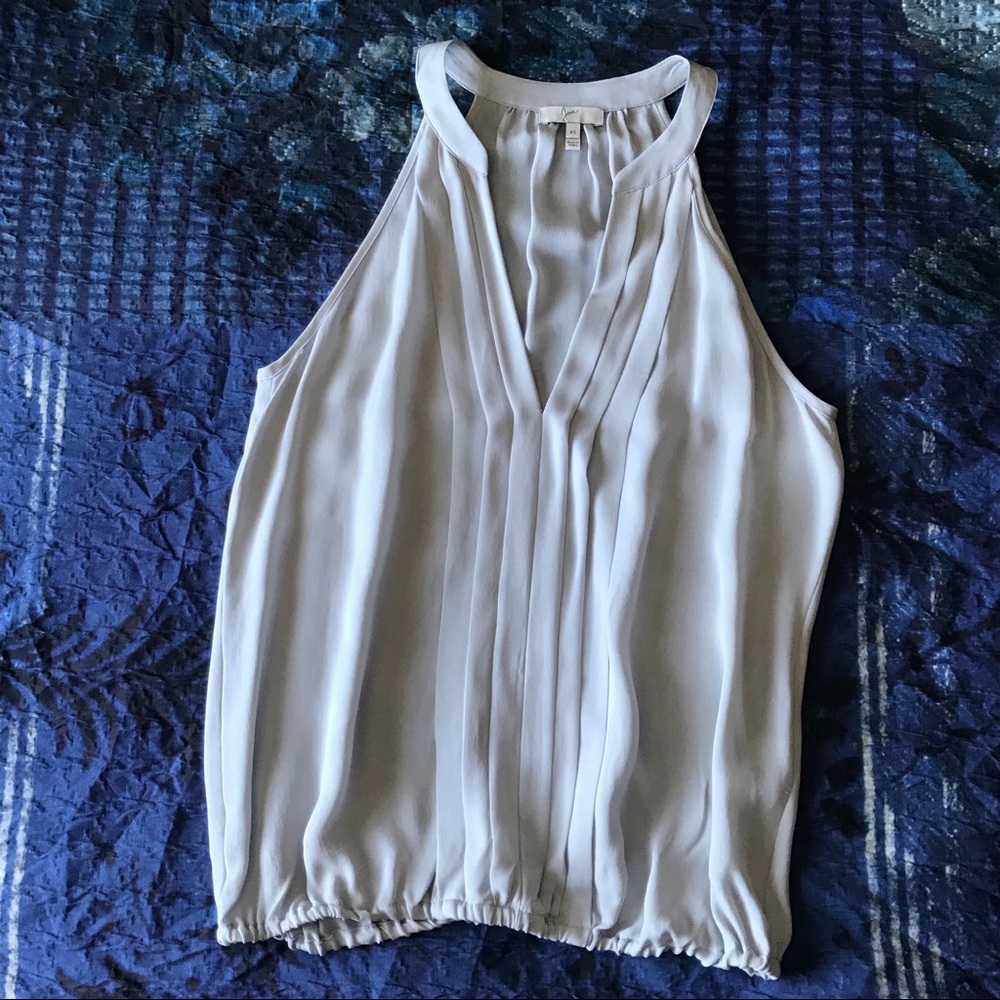 Joie silk pleated tank top